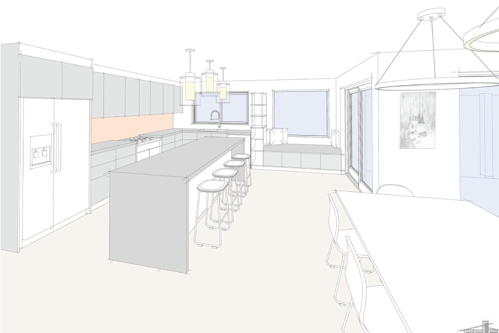 Building design rendering of a home renovation project by JLL Designs, serving the Yass Valley and surrounding areas